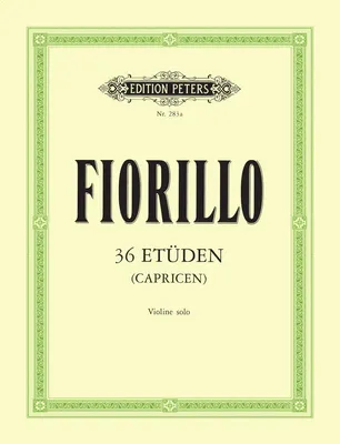 Produktbild von 36 Etüden (Kapriolen) für Violine solo