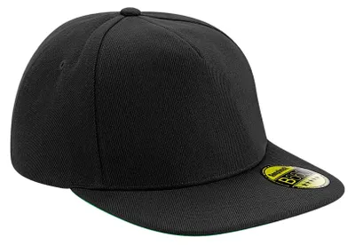 Produktbild von Beechfield - "Original" Snapback Mütze Flacher Schirm für Herren/Damen Uni FK1455 (Einheitsgröße) (Schwarz)