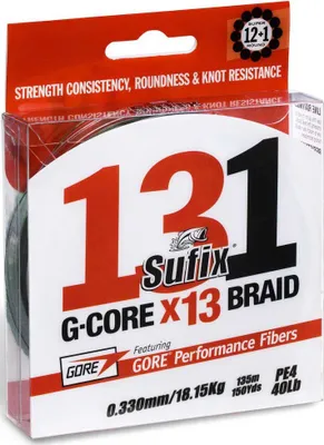 Zdjęcie produktu dla Sufix 131 G-core Plecionka 1500 M Żółta 0,235 mm Żółta 0,235 mm