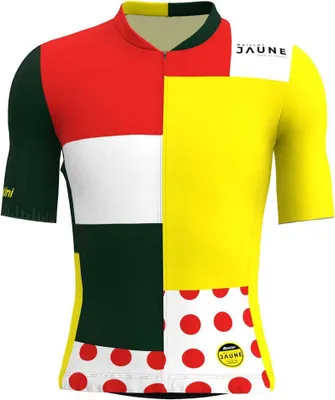 Image de Maillot de cyclisme à manches courtes SANTINI - TDF COMBO - multicolore XL