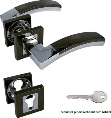 Produktbild von Türgriff Türklinke Türbeschlag Türdrücker Drücker Rosettengarnitur Vector Zamak Profilzylinder