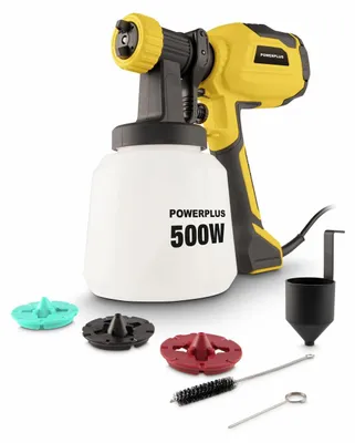 Zdjęcie produktu dla Powerplus Pistolet natryskowy 500 W pojemnik 1,4 l