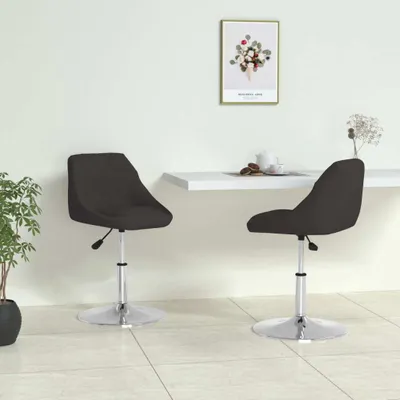 Produktbild von "im Angebot" Esszimmerstühle 2 Stk. Schwarz Kunstleder  - Esszimmerstühle CC12842