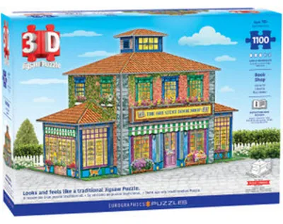 Produktbild von Eurographics Puzzle 3D Book Shop - 1100 Teile Legespiel