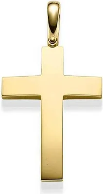 Produktbild von Anhänger Kreuz massiv Gold 585 14 Karat Gold sehr groß Gewicht 10,4 g
