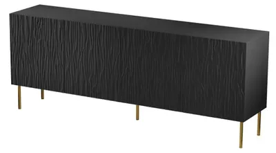 Immagine prodotto di Scheda JUNGLE 190x40.5x74.5 nero opaco + gambe dorate