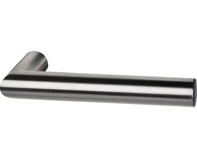 Produktbild von Alpertec Türklinke Lochteil Moskau II Edelstahl silber - 13,5 x 6,5 cm