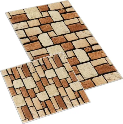 Obrázek produktu pro 3D tisk sada - BEZ VÝKROJE - sada 60x100, 60x50 cm - Béžová,Hnědá