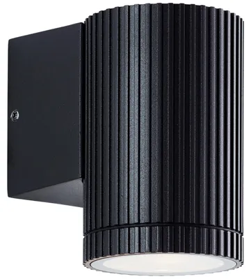 Zdjęcie produktu dla Brilliant 40920/06 - Kinkiet zewnętrzny, aluminium/szkło, kolor czarny. Przeznaczony do żarówek LED
