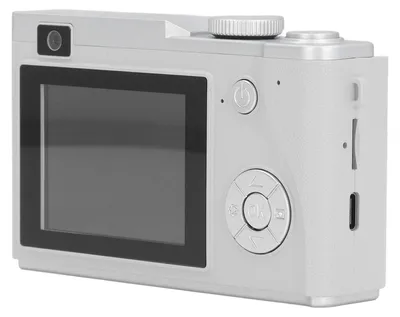 Productafbeelding van Digitale camera, 48MP, 1080P, 2,4-inch scherm, 16x zoom, beeldstabilisatie, compact en draagbaar, ideaal voor selfies en reizen, wit