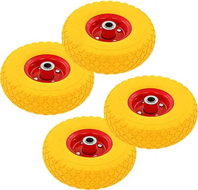 Image de Roues de diable 4 pcsPolyuréthanesolide 3.00-4 (245x82)