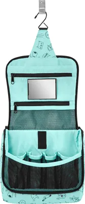 Produktbild von reisenthel toiletbag 3 L Kinder Waschtasche - cats and dogs Mint zum Aufhängen