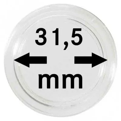 Produktbild von Lindner 2251315 Münzkapseln 31,5 mm-100er Pack