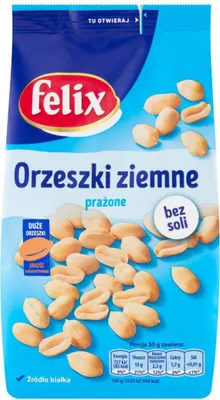 Zdjęcie produktu dla Felix Orzeszki Ziemne Prażone 380 G
