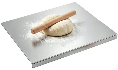 Schneidebrett Edelstahl 40x30 cm mit Anschlagrand