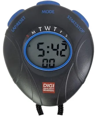 Produktbild von Digi Sport Instruments 6-digits Dt1 Simple Stoppuhr Schwarz  Schwarz One Size