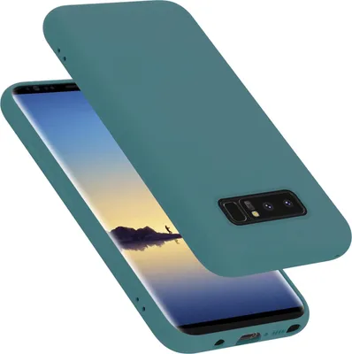 Image de Cadorabo Housse pour Samsung Galaxy NOTE 8 Housse en vert Housse pour portable Case Cover TPU Etui