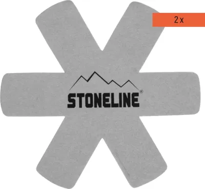 Produktbild von STONELINE® Pfannenschützer 38 cm Set 2-teilig | Grau