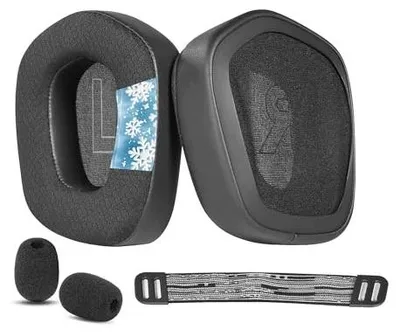 Zdjęcie produktu dla Nauszniki wymienne do słuchawek logitech G733 G535 G335 żel pamięć