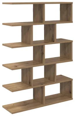 Image de vidaXL Étagère murale en bois imitation chêne artisanal, 70 x 20 x 100 cm