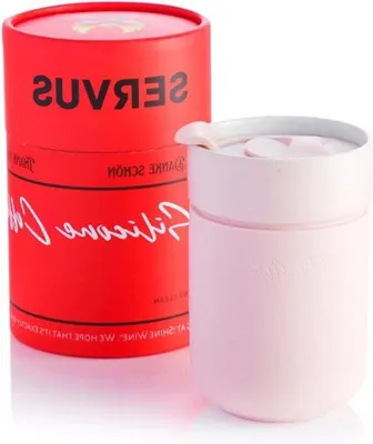 Zdjęcie produktu dla Silikonowe kubki do kawy z pokrywkami – kubki termoizolacyjne – kubki bezprzewodowe bez BPA – 280 ml – różowe