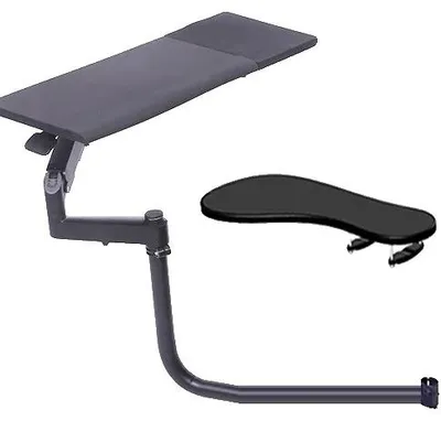 Obrázek produktu pro Přenosný držák na tablet, s nastavitelnou výškou, s možností plného otáčení, barva: černá