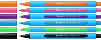 Image de Stylo à bille Slider Edge XB 6 couleurs Paquet de 10 pièces
