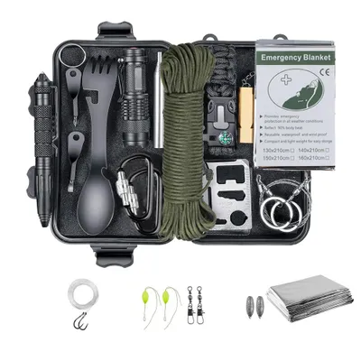 Produktbild von Professionelle Survival Kit – Taktische Notfallausrüstung für Outdoor & SOS-Einsatz