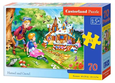 Immagine prodotto di Puzzle 70 pezzi Hansel e Gretel Castorland 70145