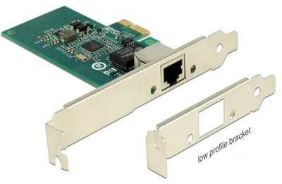 Image de DELOCK PCI Express x1 Carte 1x RJ45 Gigabit LAN i210