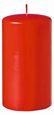 Immagine prodotto di Candele a cono con testa piatta, colore paprica, 150 x Ø 80 mm, 4 pezzi