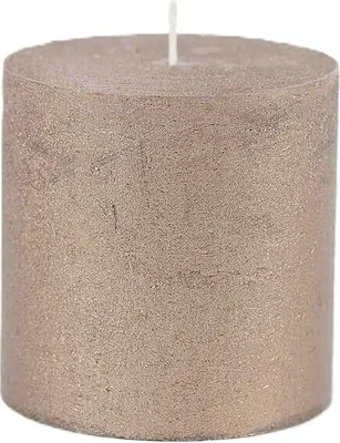 Produktbild von Rasteli Luz Your Senses Stumpenkerze Gold-Antik Gold D 9 cm H 9 cm pro 2 Stück