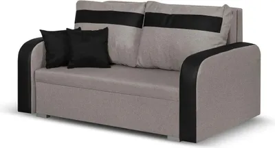 Produktbild von 2-Sitzer-Sofa mit Schlaffunktion CONDI - Beige/Schwarz
