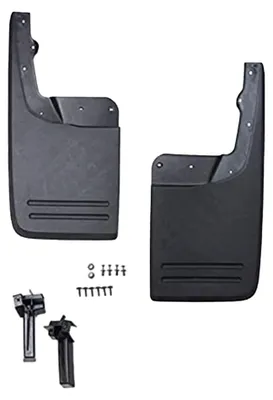 Productafbeelding van Volkswagen 2H0075101B, achter spatbordverlenging voor de Amarok, zonder wielkastverbreding, zwart