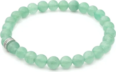 Produktbild von LAVISA Edelstein Armband - Echte Naturstein Perlen | Kristalle, Heilsteine | Onesize Uni (Grüner Aventurin 6mm)