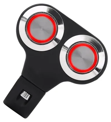 Zdjęcie produktu dla przełącznik kierownicy motocykla 7/8 cala 22 mm Reflektor Hamulec Światło przeciwmgielne ON/OFF ze wskaźnikiem typu B