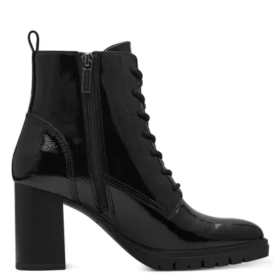 Produktbild von Tamaris Damen Stiefelette Reißverschluss Blockabsatz Schnürung 1-25110-41, Größe:39 EU, Farbe:Mehrfarbig