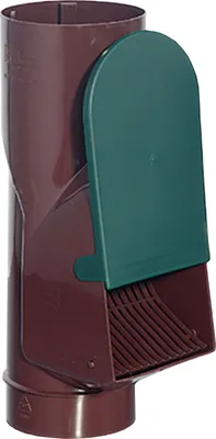 Produktbild von Laubabscheider Fallrohrfilter braun für Fallrohre