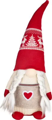 Produktbild von Dekoration MagicHome Weihnachten, Zwerg, Mädchen, 15x17x45 cm
