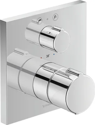Produktbild von DURAVIT C15200013010 C.1 Wannenthermostat UP m. Ab-/
