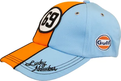 Produktbild von Gulf - Vintage Cap - Lucky Number 69 - Strapback - OSFA - Eisblau