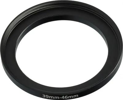Produktbild von vhbw Step-Up-Ring Adapter 39mm - 46mm für Kamera Objektiv - Filteradapter, Metall Schwarz