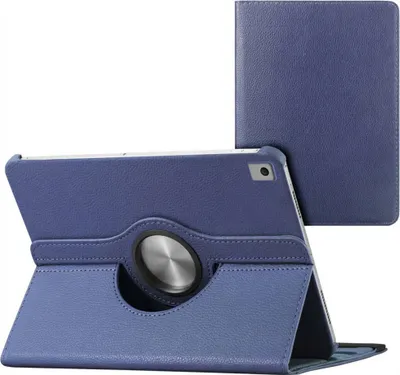 Productafbeelding van imoshion 360° draaibare Bookcase voor de Apple iPad 9 (2021) 10.2 inch / iPad 8 (2020) 10.2 inch / iPad 7 (2019) 10.2 inch - Donkerblauw