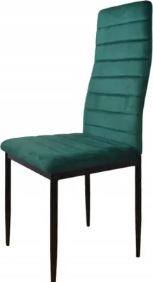 Obrázok produktu pre Ekspand | Jedálenská stolička LR-1494 - Velúr - Zelená - Ergonomická a moderná - Vysoká kvalita