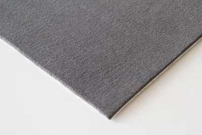 Produktbild von Steffensmeier Velours Teppichboden Palena Meterware  | Auslegware für Kinderzimmer Wohnzimmer Schlafzimmer | Anthrazit, Größe: 100x100 cm