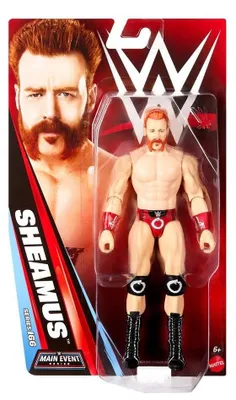 Produktbild von WWE Sheamus Actionfigur,Main Event-Serie #166, ca. 15 cm große Sammelfigur, beweglich, 6 Jahr(e), Mehrfarbig, Kunststoff