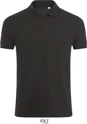 Immagine prodotto di SOLs 01708 | Polo Phoenix da uomo / Cotone pettinato e filato ad anelli - Colore: Charcoal Melange - Taglia: M