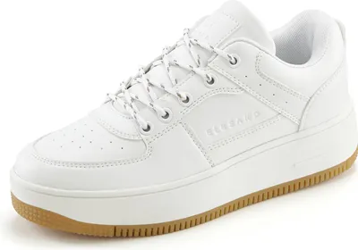 Produktbild von Elbsand Sneaker Schnürschuh, Freizeitschuh, Halbschuh, Schnürhalbschuh, Turnschuh weiß Größe 38
