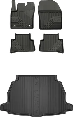 Produktbild von FROGUM Gummimatten Auto Fußmatten + Kofferraummatte für Toyota C-HR 2016-2019