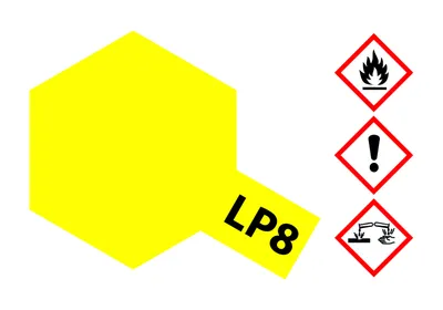 Produktbild von LP-8 Gelb (Pur) glänzend 10ml Kunstharzfarben